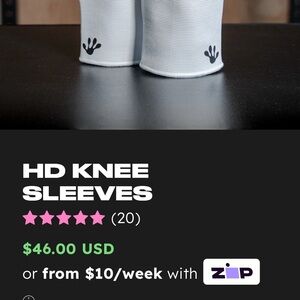 Kids White Handprint Sweatpants